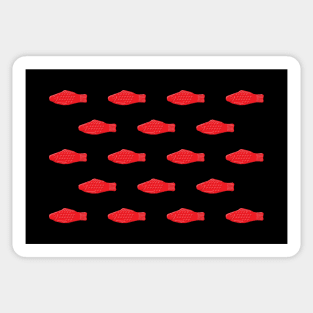 Red Candy Fish Sticker